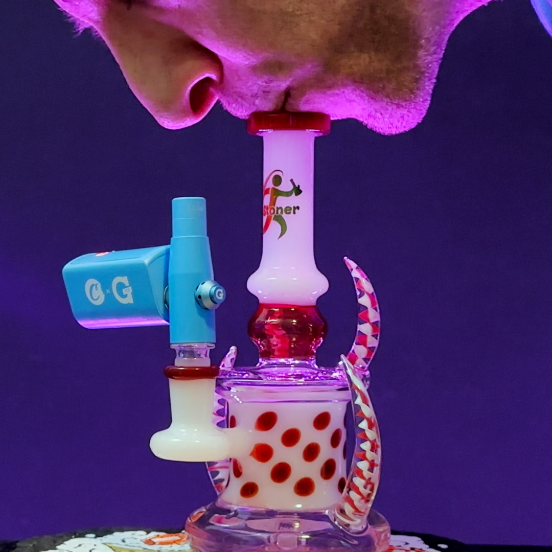 The Devils Bongocate - Glass Dab Rig